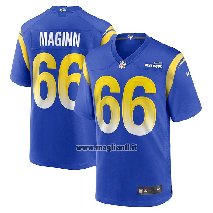Maglia NFL Game Los Angeles Rams Sean Maginn Home Blu